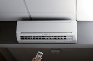 Ductless Mini-Split System On Wall