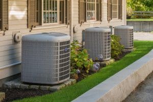 Heating and air conditioning inverter used to heat and cool condominiums