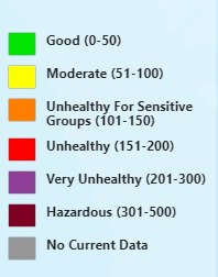 washington state Air Quality Index