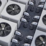 Commercial HVAC units (heating, ventilation and air conditioning).