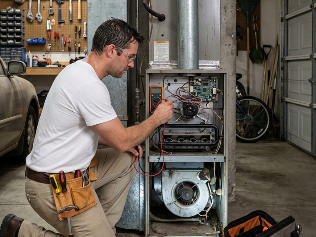 furnace maintenance technician